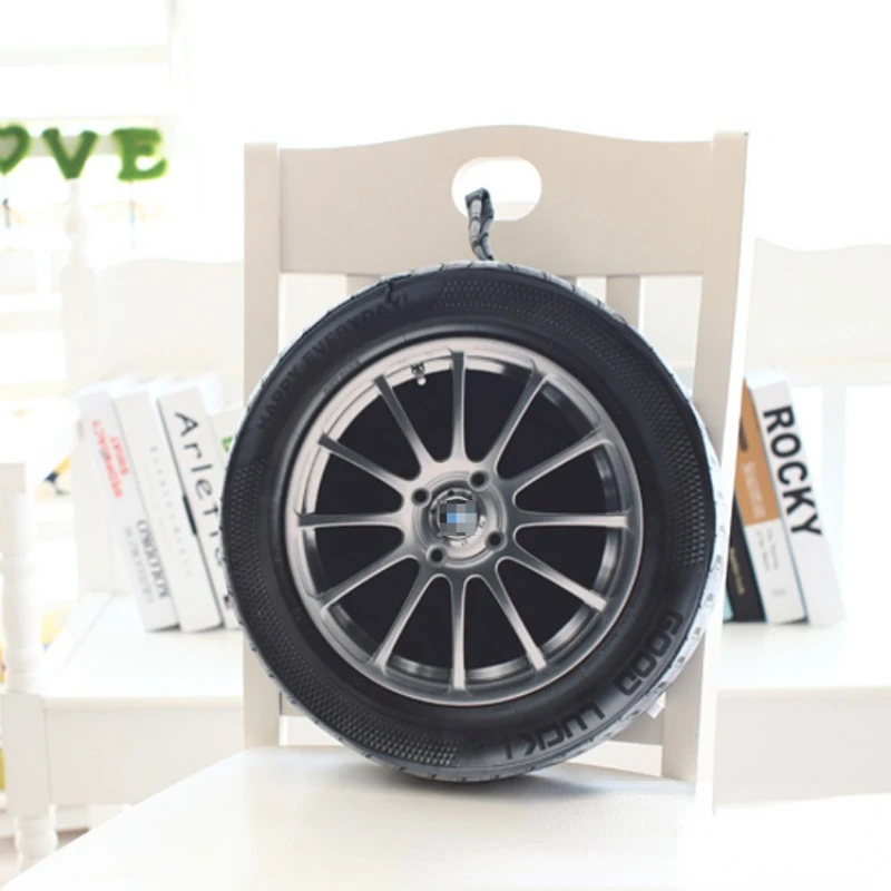 Creative Simulation Car Tire Cushion Office Chair Car Cushion Company Event Personalized Gift Office Chair Cushion 4