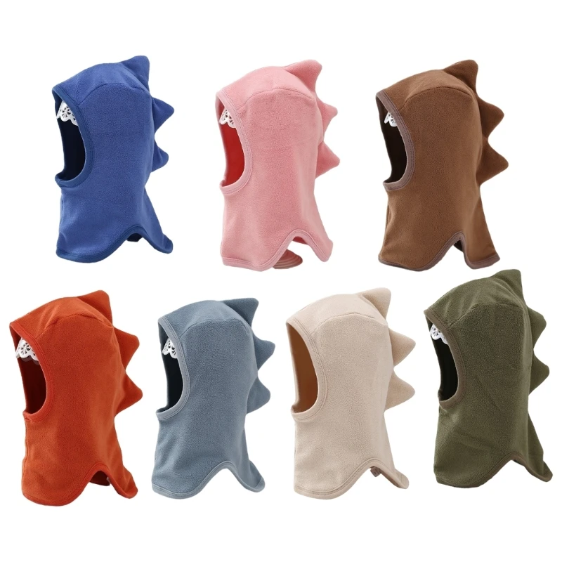 

Breathable Kids Dinosaur Beanie Windproof Toddler Earflap Hat with Integrated Scarf Perfect for Outdoor Activities Gift