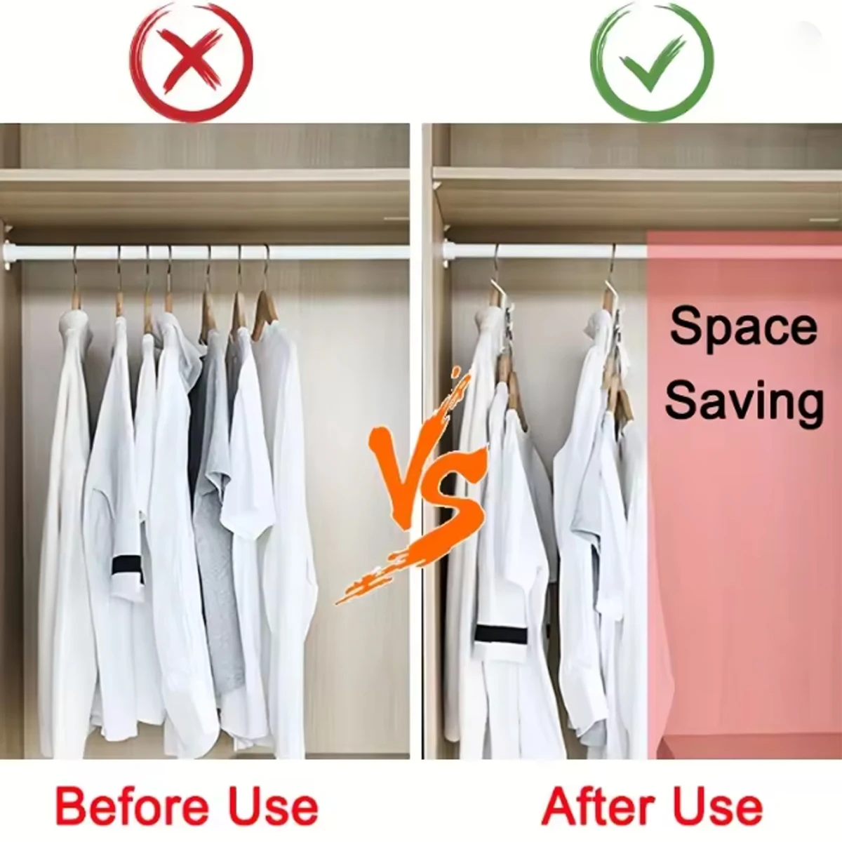 Clothes Hanger Connector Multi-Layer Cascading Clothes Hanger Hooks for Home Multi-Function Closet Storage Rack