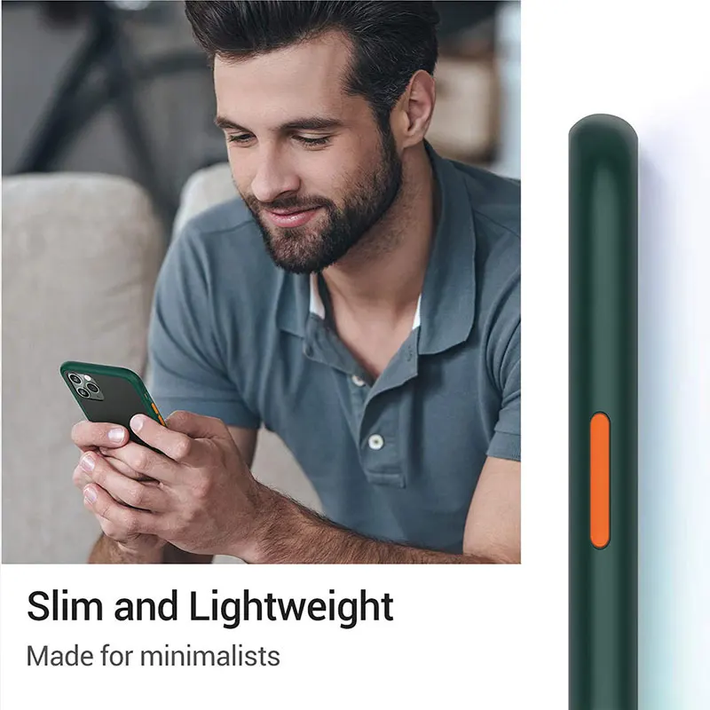 Matte Shockproof Soft Phone Case - Enhanced Protection Back Cover
