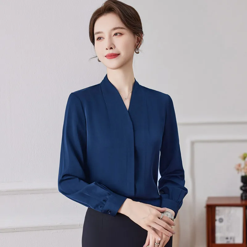 新品◯NEAU◯volume sleeve blouse (dark navy) VOLUME SLEEVE BLOUSE (dark navy) – NEAU__online