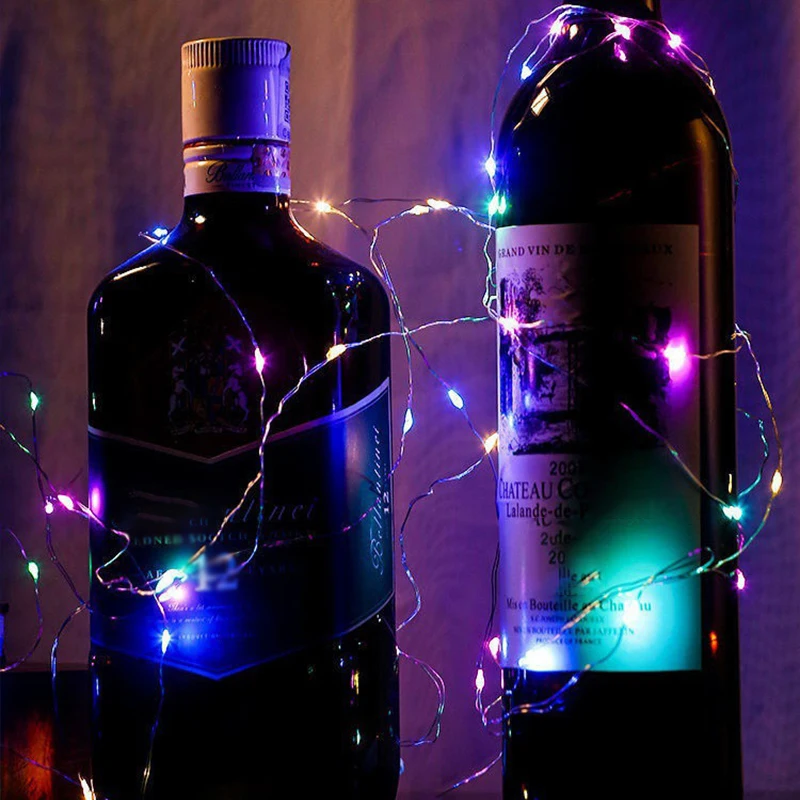 1/2/3M USB LED String Lights Copper Silver Wire Garland Light Waterproof Fairy Lights For Christmas Wedding Party Decoration