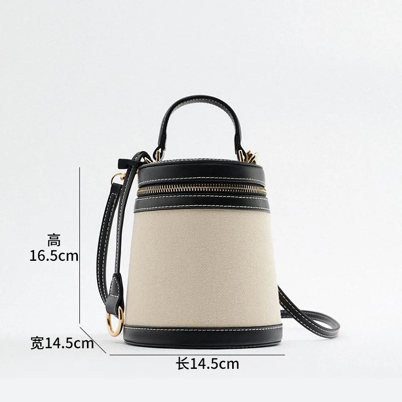 Fashion Bucket Bags Simple Women's Bags Shoulder Bags Messenger Crossbody Bags Casual Retro Small Handbag Coin Purse Key Wallet