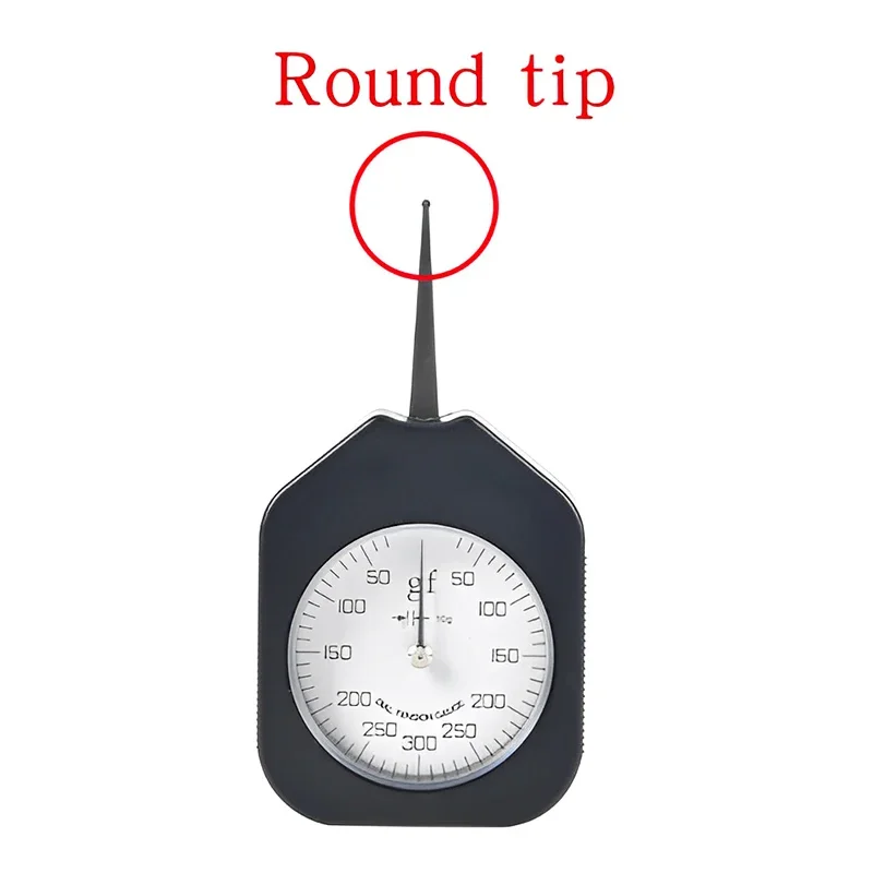 

Tension Meter round tip flat dial tension gauge 30g 50g 100g 150g 300g 500g Handheld Force Gauge