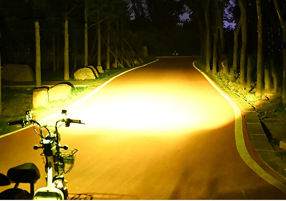 motorcycle wheel lights Motorcycle LED Headlight  Spotlights Auxiliary Lightings DRL Motorbike Fog light 12V For Moto Bicycles Cars Accessories motorcycle headlight