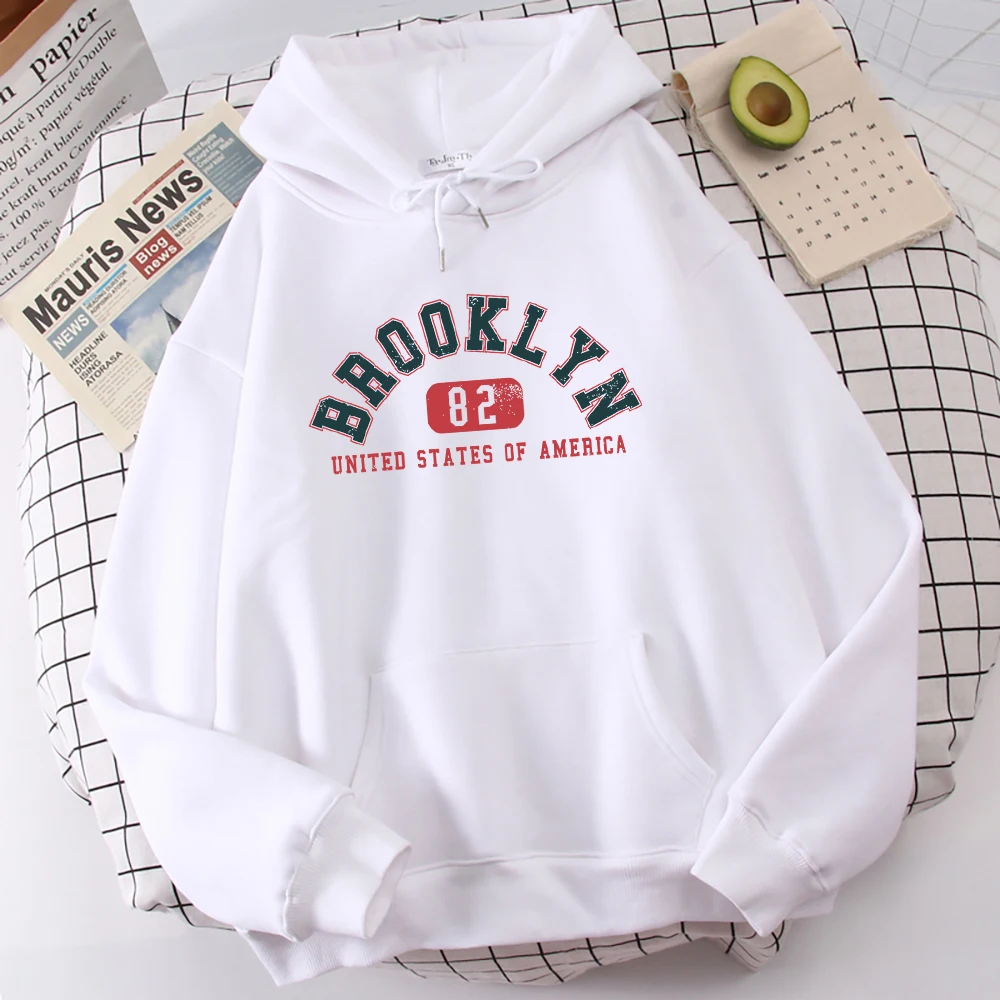 

Brooklyn 82 United States Of America Street Hoodie Male Novelty Fleece Top Harajuku Fashionclothes Sport Spiritual Hoodies Men