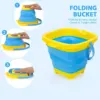Children's Collapsible Bucket Dredging Sand Multi-functional Portable Beach Water Toy 3