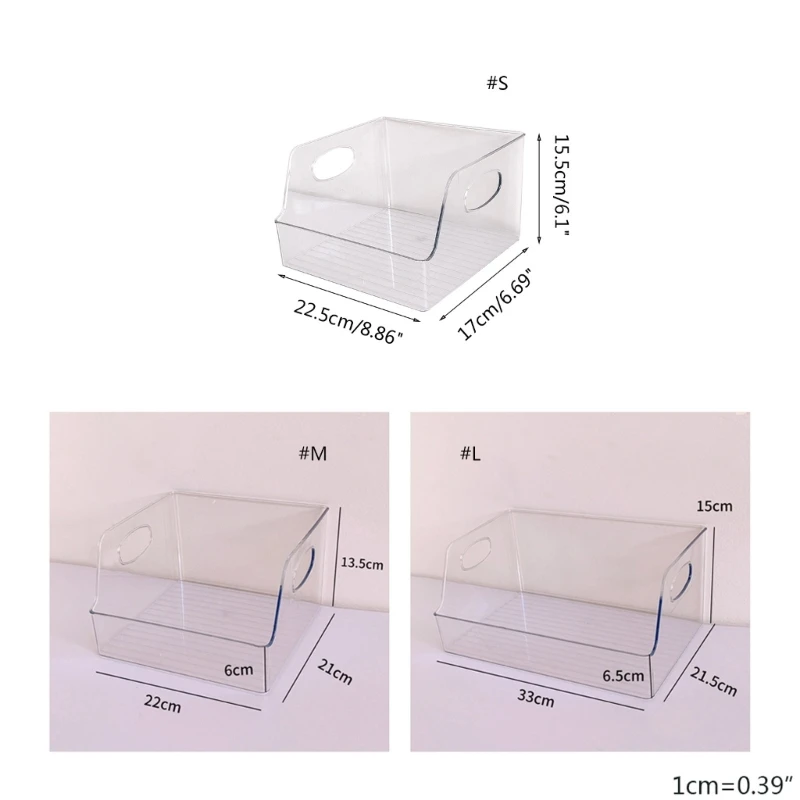 Small/Medium/Large Desk Organizer Holder Acrylic Stationery Holder Bathroom Supplies Book Magazine Case