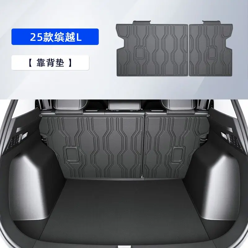Rear seat back mat