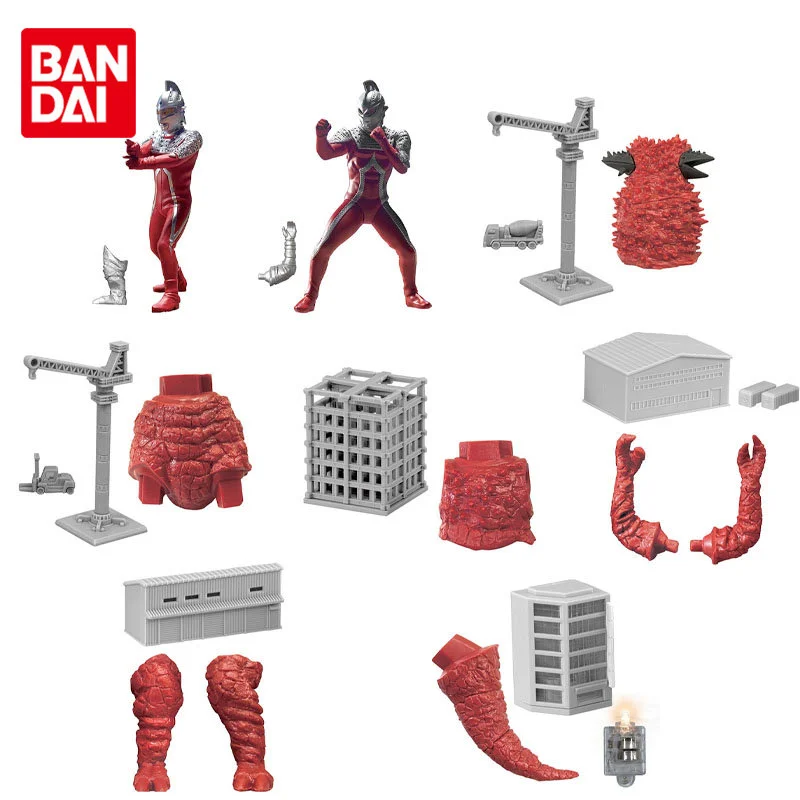 

Bandai Original Gashapon Ultraman Ultra Seven Pandon Monsters Build Anime Action Figures Toys for Boys Girls Kids Gift