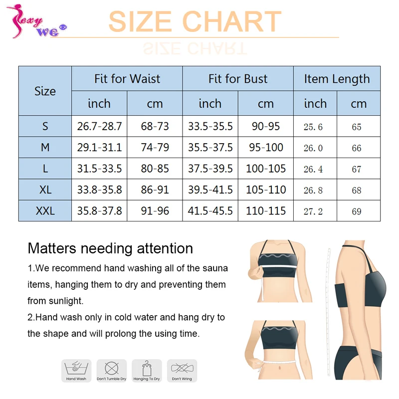 SEXYWG Woman Neoprene Hot Sweat Sauna T-Shirts Workout Sports Vest Body Shaper Waist Trainer Fitness Slimming Corset Shapewear