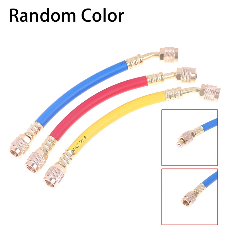 냉매 충전 호스, 1/4인치 SAE, 800?4000 PSI, HVAC 및 냉동 유지보수용