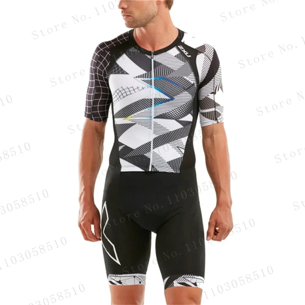 New Men's Triathlon Outdoor Cycling Jersey MTB Triathlon men Bike Skinsuit Sports suit Ciclismo Cycling Clothes Jumpsuit