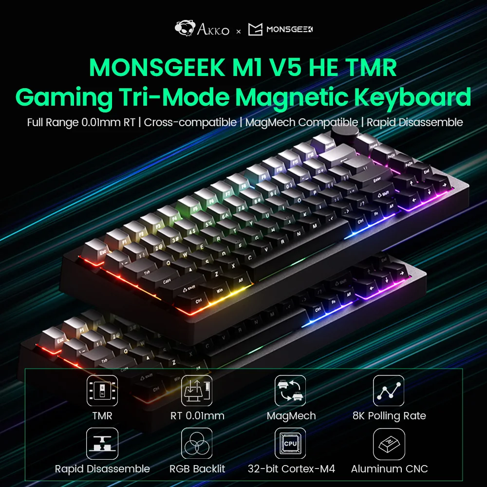 Akko MONSGEEK M1 V5 TMR Rapid Trigger Gaming Keyboard with