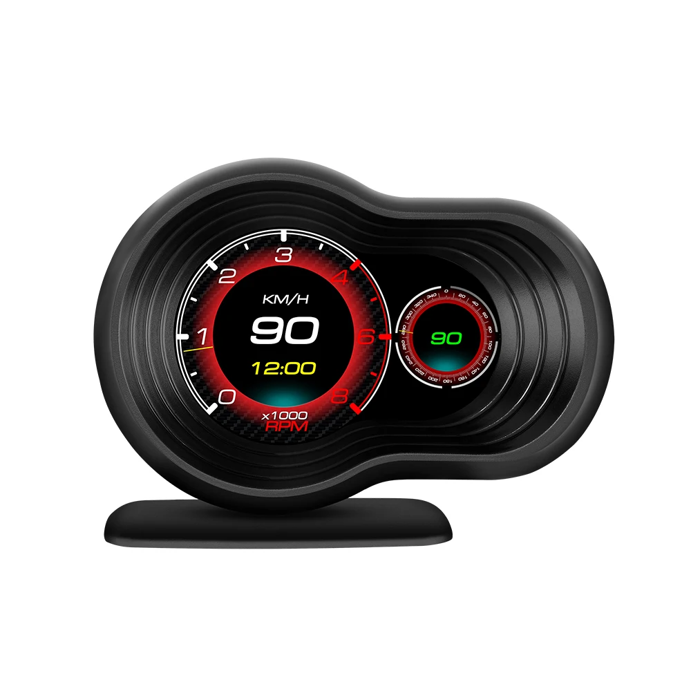 

Автомобильный датчик HUD, цифровой одометр с дисплеем OBD2, для измерения температуры и температуры тормоза, воды и масла