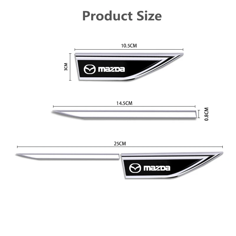 Sleek Car Side Fender Emblem Badge Decals - Stylish Auto Exterior Accessories