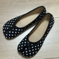 Women’s Leather Toe Separator Loafers Flat Comfortable Slip-On Breathable Casual Shoes​