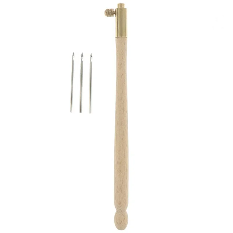 French Embroidery Needles Tambour Crochet Hook Luneville Hook with 3 Needles crochet hooks,crochet needles