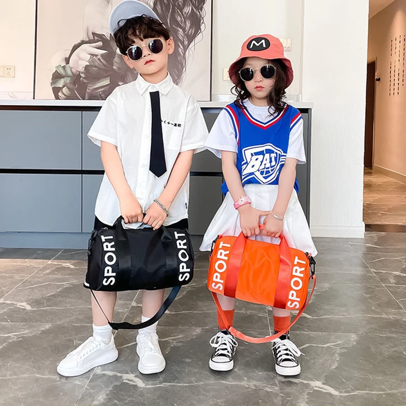 Children'S Tote Travel Bag for Kids Luggage Weekend Gym Sports Fitness Handbag Outdoor Shoulder Duffle Swimming Crossbody Bag 5