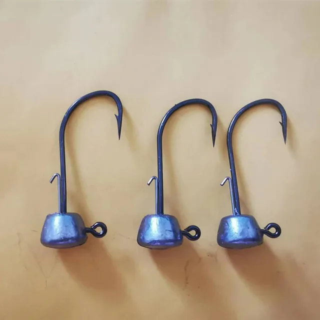 Fishing NED Jig Head Hook Strong Anti Falling Off Auxiliary Stand Hooks