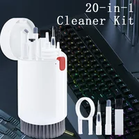 20 in 1 Laptop Keyboard Cleaning Tool Set Digital Camera Headset Mobile Phone Cleaner Kit Earphones Cleaning Pen Keycap Puller 1