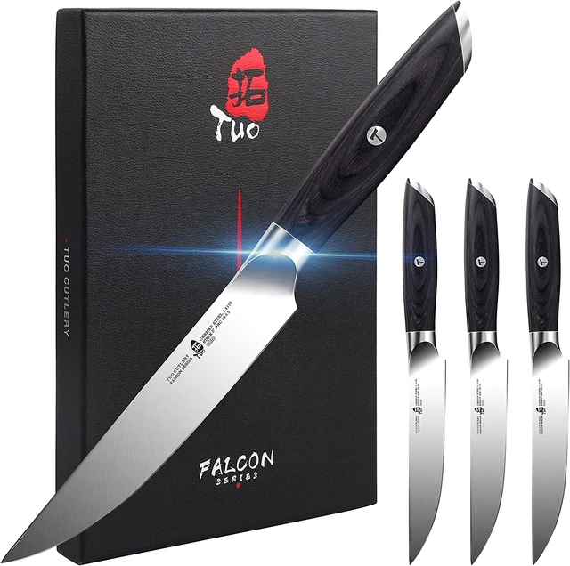 DALSTRONG Steak Knives - Set of 4 - 5 Serrated-Edge Blade