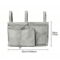 Bedside Pocket Hanger Bedroom Bag Hanging Storage Waterproof Oxford Fabric Organizer Baby 1