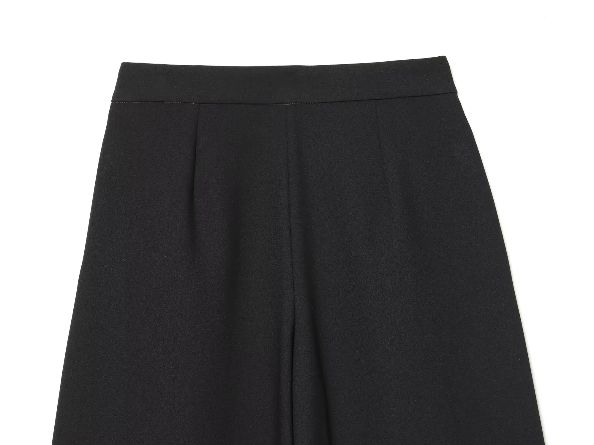 Frühlings- und Sommer-Damenanzug mit langärmeliger Jacke mit goldener Schnalle am Bund und plissierter Hose. – Detail 15