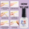 10ml Nail Glue Remover Glue Off for False Nails Rhinestone Remover Tools Nail Art Debonder Fast Dissolve Liquid Cleaner Accessor 5