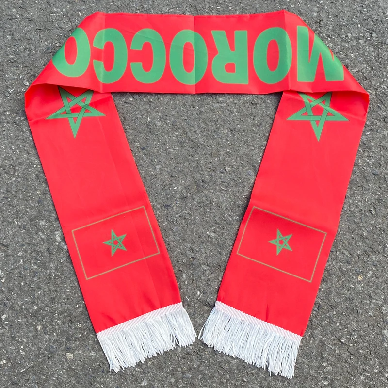 Aerlxemrbrae 14*130cm Morocco Scarf Double Side Printing 100