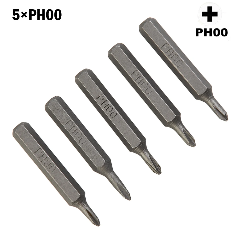 H4×28mm Kreuzschraubendreher-Bits PH0000 PH000 PH00 PH0 PH1 PH2 4mm Sechskantschaft DIY Handwerkzeug Kreuzschlitzschraubendreher Bohrer Bits – Detail 9