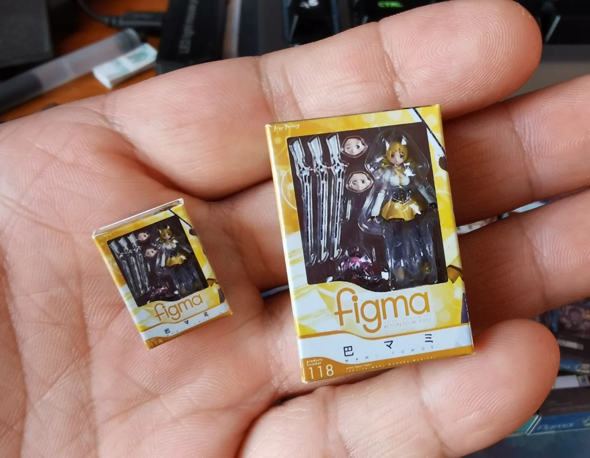1/12 1/6 Ultra Realistic Printing FIGMA Model Box No Figure