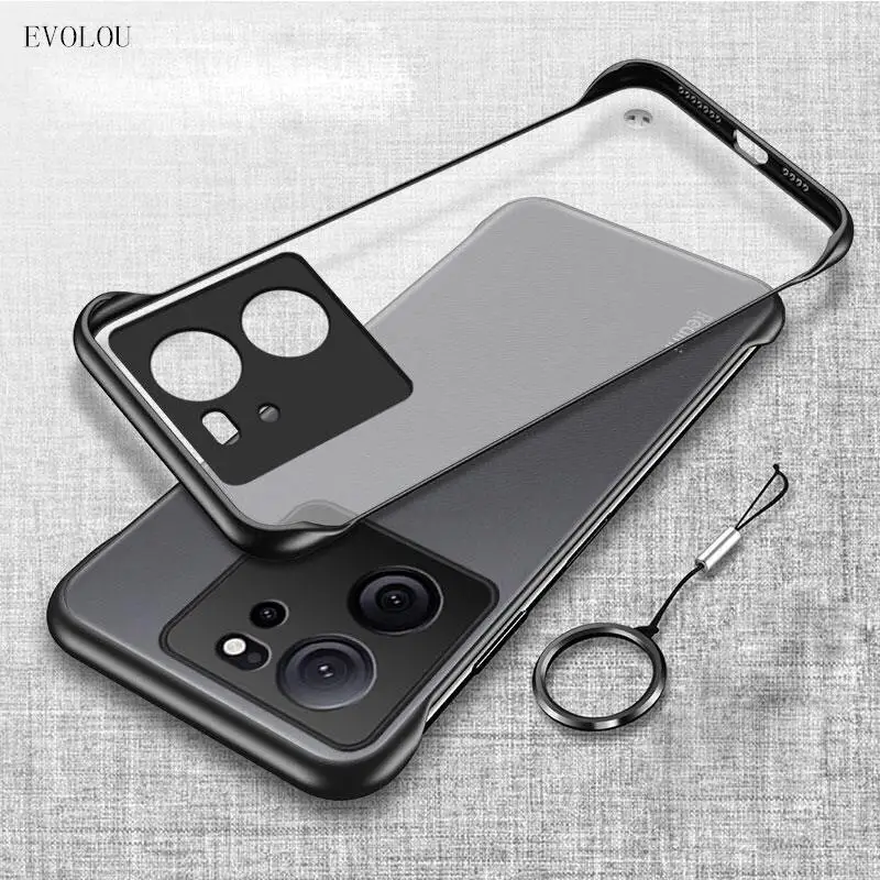 GaoBao Cover Xiaomi Redmi Note 13 Pro 5G 6.67, custodia traslucida opaca posteriore protezione fotocamera, ricarica senza fili possibile, custodia sottile antiurto posteriore anti graffio telaio