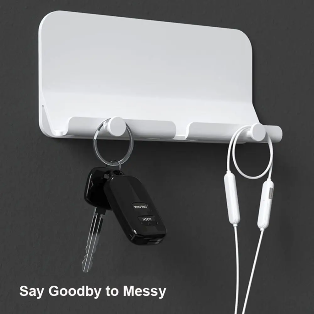 Se85d0420541441b0896d02103d5f1332d Wall Mount Holder Charger Hook Hanging Stand Bracket Dock for Smartphone Mobile Phone Tablet Holder Pasted on Wall Mallzona