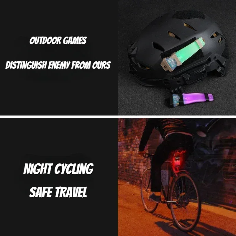 Sports Helmet Light Tactical FMA Helmet Safety Flashing Survival Signal Waterproof for Hunting Hiking Cycling