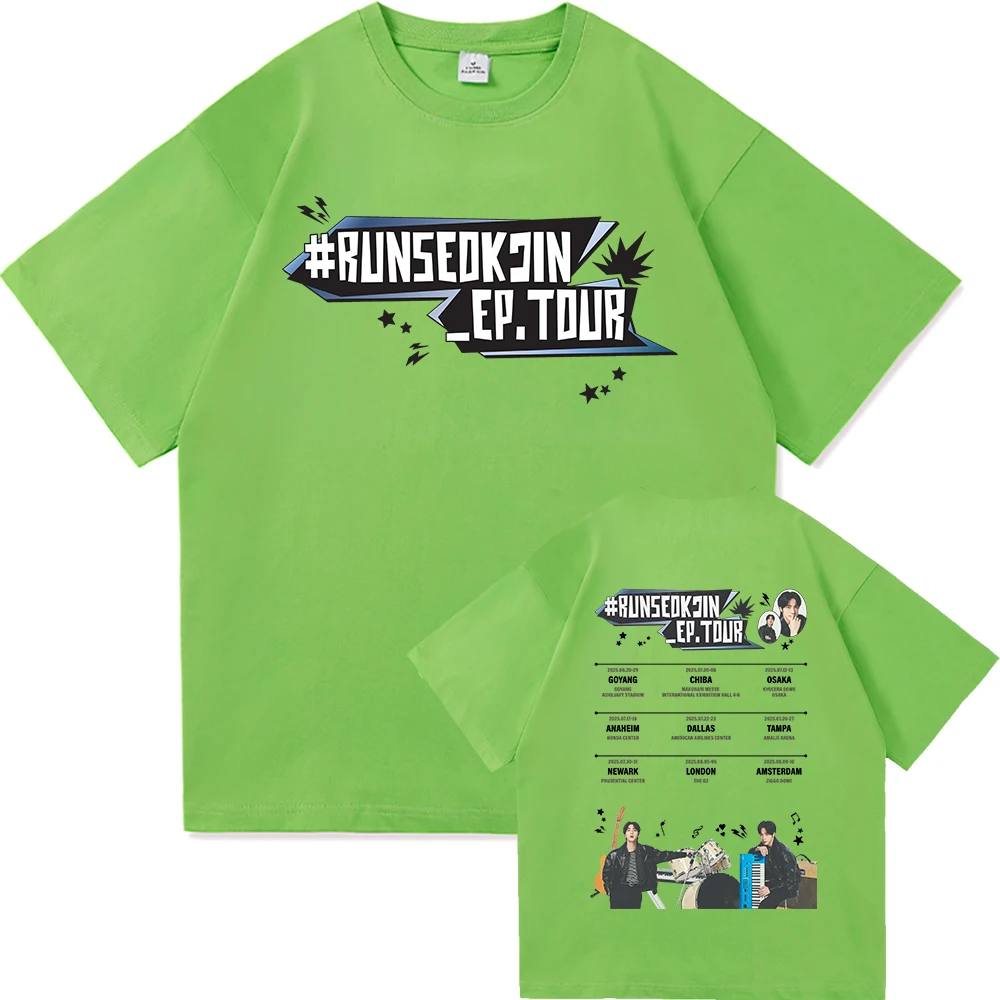 Jin Runseokjin EP Tour 2025 T Shirt Hot Fashion Men/Womne New