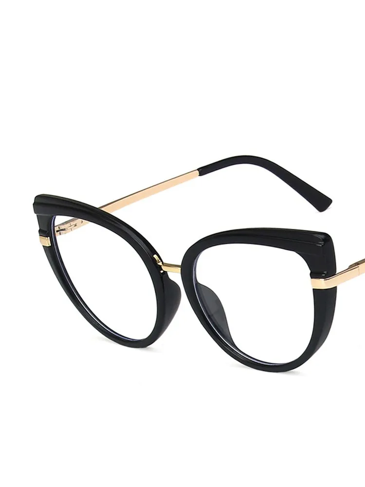Anti Blue Light Cat Eye Glasses Frame for Women Optical Eyewear