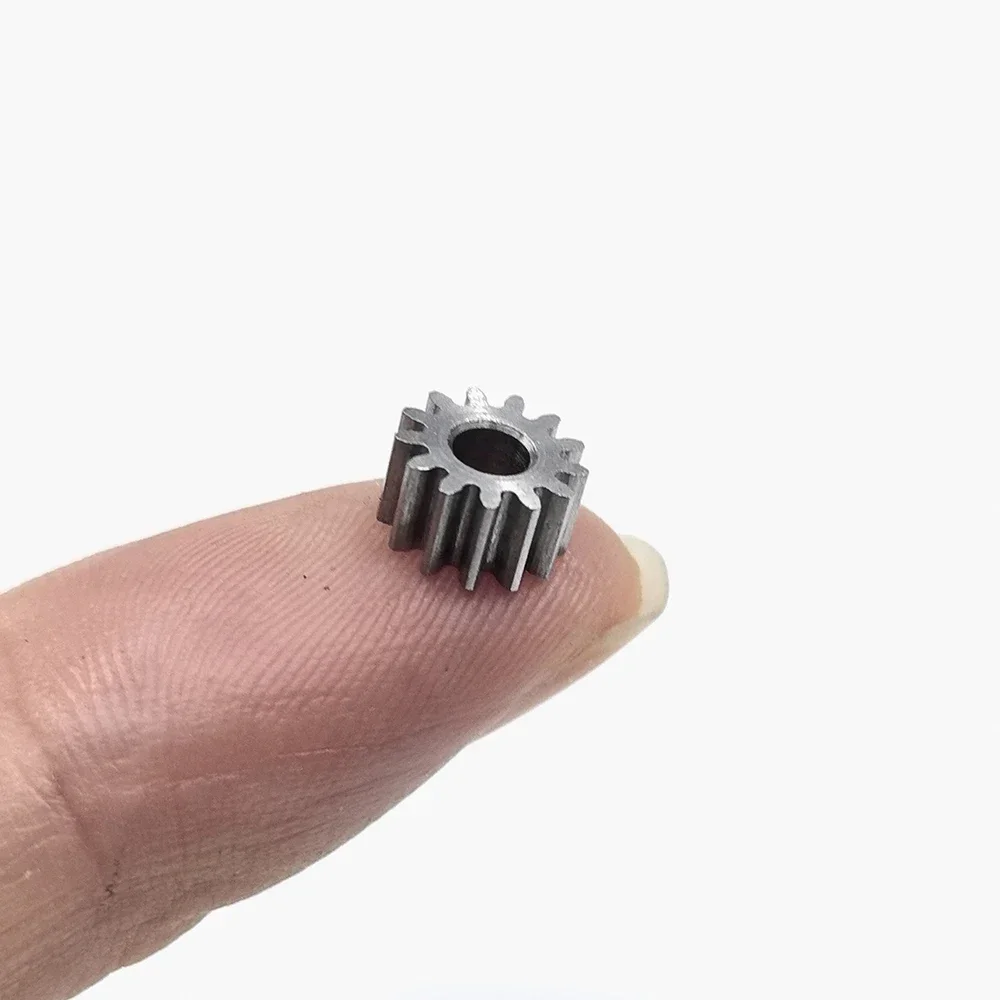 Motor Gear Transmission Gear 0.5 Modulus 11T/13T Teeth Steel Metal Gear