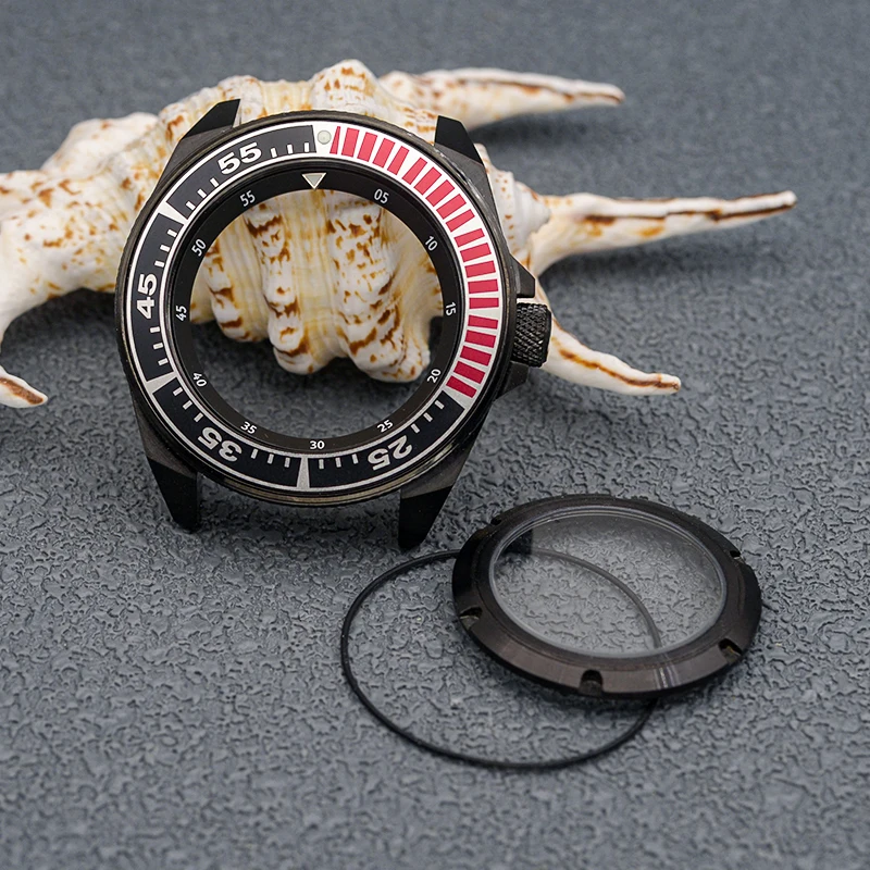 Nh35 Case Seiko Samurai Lunetta Inserto Per Nh35 Nh36 4R Giappone Movimento Automatico Vetro Zaffiro King Samurai Series Srpe33K1