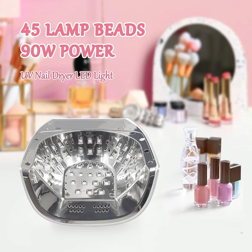 UV Light for Nails Cordless UV LED Nail Lamp Rechargeable Lampara de unas LED UV inalambrica Nail Dryer Gel Nail Lamp for Nails 5