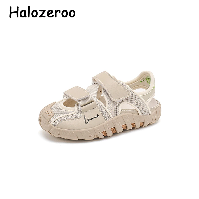 

New Kids Beach Sandals Baby Girls Brand Sport Shoes Children Mesh Casual Sandalias Boys Black Fashion Slides School Shoes Summer