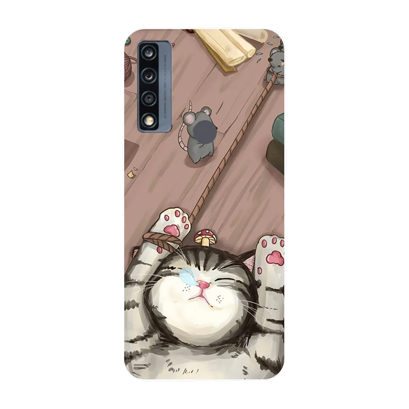 Stylish Bumper Silicone Phone Case with TPU Painted Design