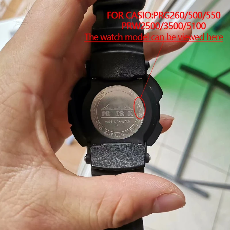 Casio Pro Trek - Rubber - Heren - Groen - Horlogebandje kopen