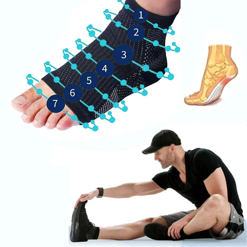 Plantar Fasciitis Compression Socks for Women Men Heel Ankle Pain Relief Care Protectors Shoes Insert Sport Foot Soft Pad Sleeve