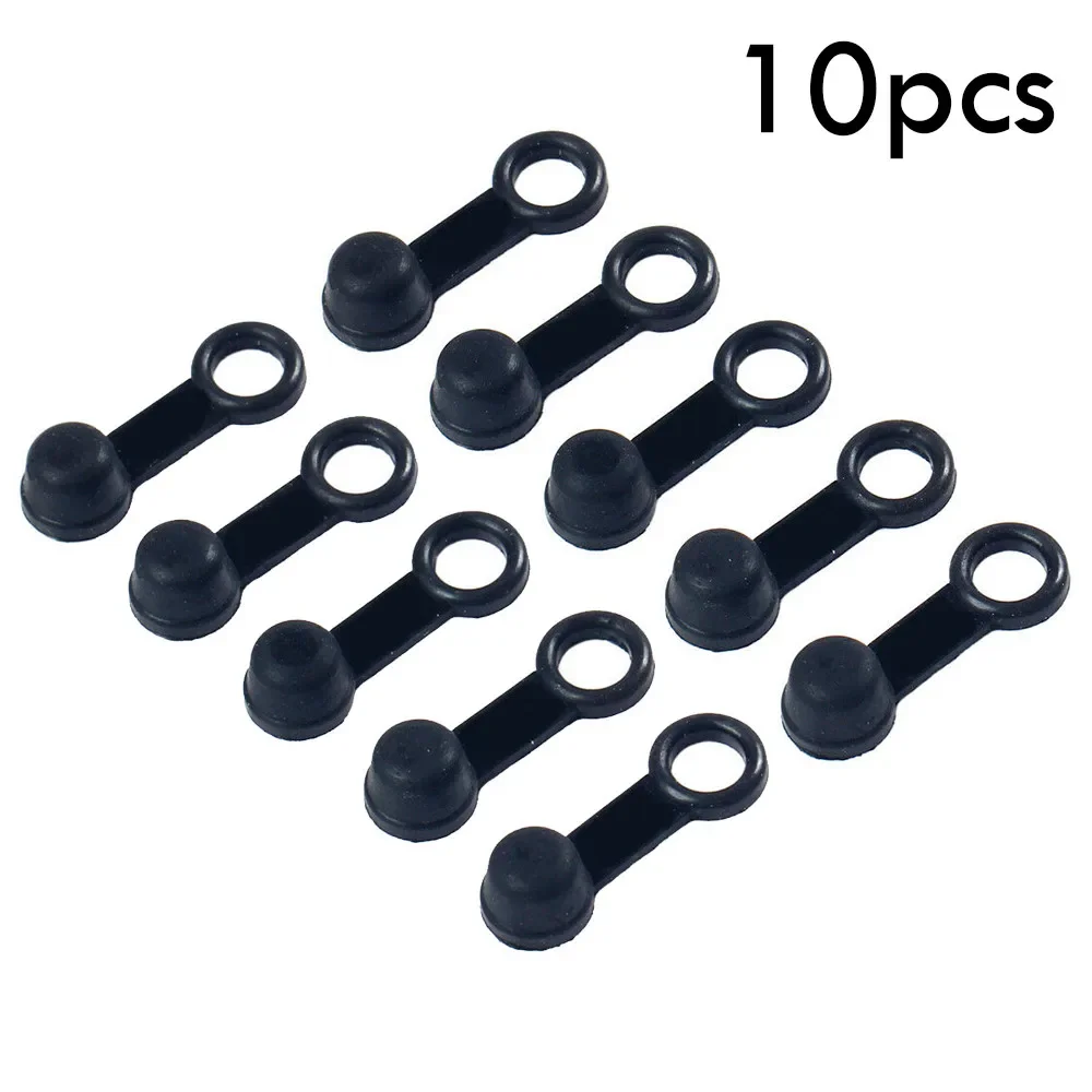 Motorcycle Screw Caps 10Pcs Universal Dust Cap Brake Bleed Nipple Cover Screw Cap Brake Caliper Cover Rubber