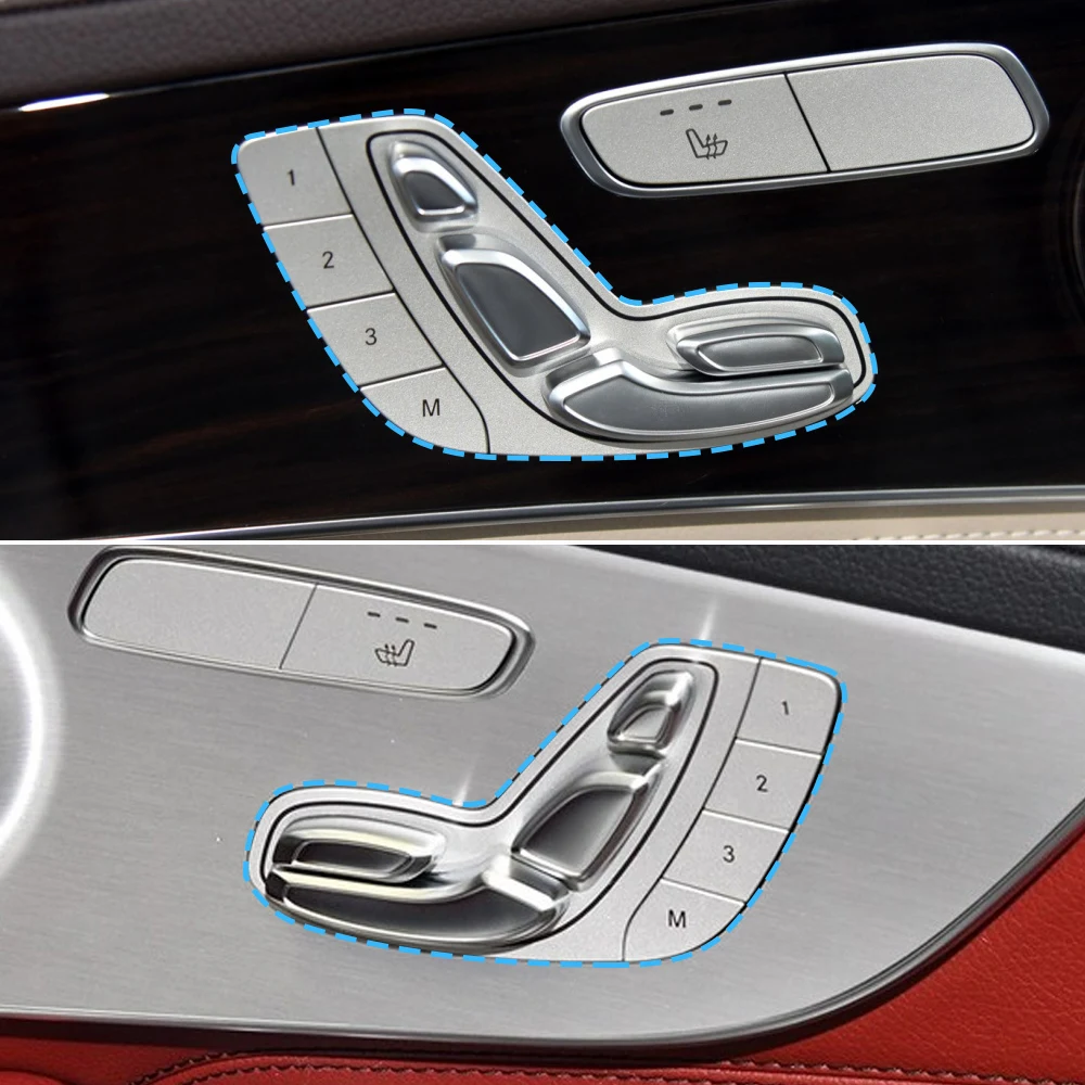 زر تعديل مسند رأس مقعد سيارة بنز