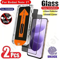 Enhanced Privacy Dust - Free HD Tempered Glass Screen Protector - 2 Pack for Xiaomi Poco X8 Pro (2 Pcs)
