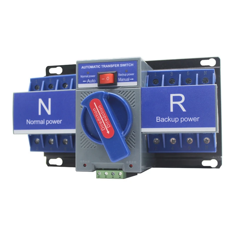 

Automatic Transfer Switch 63A 4P Automatic Dual Power Transfer Switch With Electromechanical Locking Protection 220V Replacement