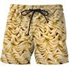 Funny Fatty Beef Hot Dog Men's 3D Print Short Pants Street Hip Hop Beach Shorts Skateboard Swimming Women Trunks 2