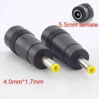 1/5pcs  AC DC Power Plug Connector Female to Male Adapter Connector Laptop Audio Cable Converter 5.5mmx2.1mm to 4.0mmx1.7mm - Image 3